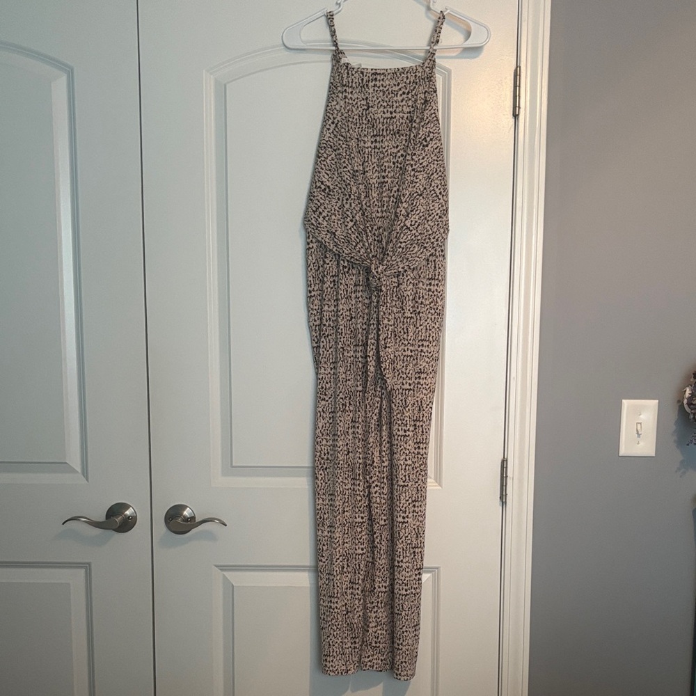 Maurices Women's Jumpsuit in Black and Cream